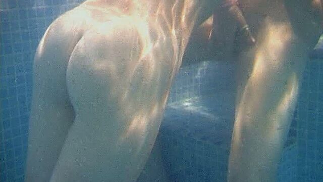 Two foxy brunette amateurs cannot stop finger fucking each other being in pool