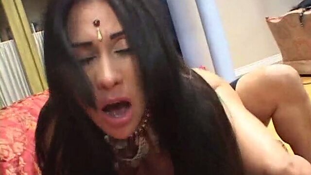 Super delicious busty Indian gal gets her stretched anus fucked