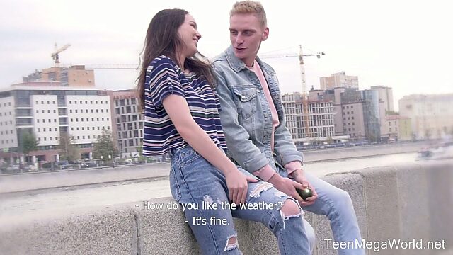 Dude picks up nice Russian teen Adel and fills her pussy with sperm