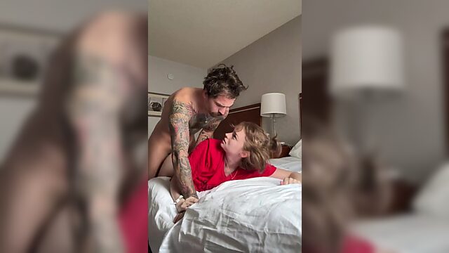 Dominating tattooed guy offers his lover proper doggystyle