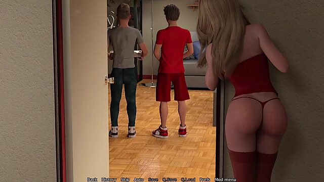 Naughty Step-Mom Plays Dirty: Erotic Roleplay in 3D Game