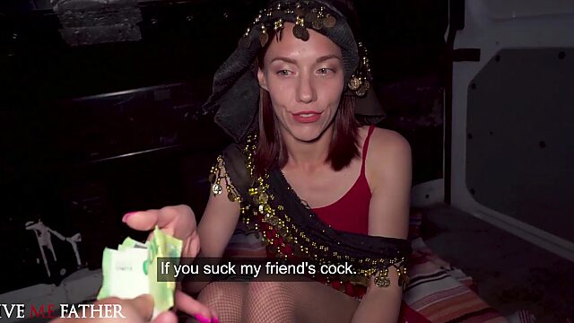 Hot latina babe is desperate for cash and agrees for a quick pounding