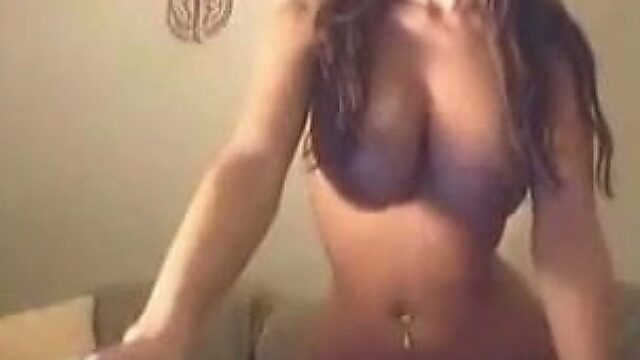 Sextractive  webcam girl touching her gorgeous boobs